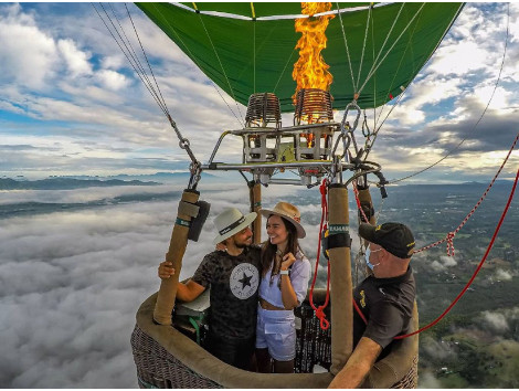 Hot Air Balloon Ride Coffee Triangle